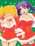  breasts christmas dress genderswap long_hair naruko naruto sexy_no_jutsu thighhighs twintails uchiha_sasuke uzumaki_naruto 