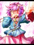  eyes hairband heart komeiji_satori purple_hair red_eyes short_hair tears touhou ukyo_rst 