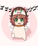  chibi green_eyes idolmaster isacoo kemeko kemeko_deluxe nonowa parody takatsuki_yayoi twintails 