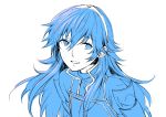  1girl blue_eyes blue_hair fire_emblem fire_emblem:_kakusei iwatsuki long_hair looking_at_viewer lucina smile solo tiara 