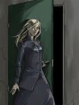  1girl artist_request blonde_hair breasts claudia_wolf dress long_hair lowres silent_hill silent_hill_3 solo 