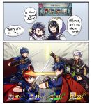  6+boys alfonse_(fire_emblem) armor blue_hair chibi comic english falchion_(fire_emblem) fire fire_emblem fire_emblem:_fuuin_no_tsurugi fire_emblem:_kakusei fire_emblem:_mystery_of_the_emblem fire_emblem_heroes gameplay_mechanics gloves headband hood ike ikeimen male_focus male_my_unit_(fire_emblem:_kakusei) marth multiple_boys my_unit_(fire_emblem:_kakusei) ragnell redhead roy_(fire_emblem) short_hair summoner_(fire_emblem_heroes) super_smash_bros. 