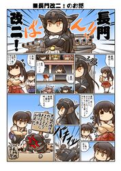  6+girls akagi_(kantai_collection) comic commentary_request hisahiko kaga_(kantai_collection) kantai_collection multiple_girls nagato_(kantai_collection) remodel_(kantai_collection) translation_request 