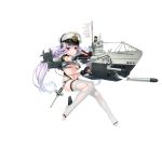  1girl anchor black_gloves breasts cleavage closed_mouth eyebrows_visible_through_hair full_body gloves grey_gloves hair_between_eyes hat headphones lavender_hair looking_at_viewer low_twintails machinery medium_breasts military_hat multicolored multicolored_clothes multicolored_gloves navel official_art peaked_cap rail_(silverbow) red_eyes short_sleeves solo stopwatch submarine swimsuit thigh-highs toeless_legwear toes torpedo transparent_background twintails u-96_(submarine) u96_(zhan_jian_shao_nyu) under_boob watch watercraft white_hat white_legwear zhan_jian_shao_nyu 