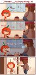  4koma comic habanero habanero-tan hard_translated o3o redhead shigatake toilet translated 