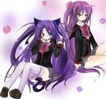  bad_id cat_ears futaki_kanata little_busters! little_busters!! purple_hair sasasegawa_sasami thighhighs tsukiyo tsukiyo_(skymint) 