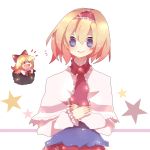  bad_id blonde_hair blue_eyes doll hairband ribbon ribbons shanghai shanghai_doll short_hair star stars touhou yuhiko 