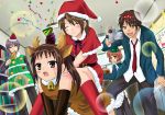  christmas confetti cosplay genderswap kawana_h kyonko suzumiya_haruhi_no_yuuutsu 
