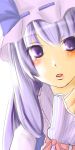  patchouli_knowledge purple_eyes purple_hair ribbon ribbons touhou violet_eyes yuiko-satou yuiko-satou_(pixiv161940) 
