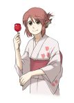  bad_id japanese_clothes kimono mystia_lorelei red_hair solo torinone touhou translation_request yukata 