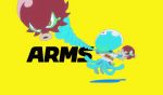  arms_(game) copyright_name full_body highres jellyfish_(splatoon) no_humans octarian octopus parody shadow simple_background splatoon takuzou tentacle yellow_background 