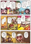  5girls altera_(fate) assassin_of_black comic fate/grand_order fate_(series) flying giantess highres jeanne_alter jeanne_alter_(santa_lily)_(fate) multiple_girls nursery_rhyme_(fate/extra) one_eye_closed riyo_(lyomsnpmp) riyo_servant_(berserker) ruler_(fate/apocrypha) torch 