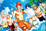  hijirikawa_masato ichinose_tokiya ittoki_otoya jinguuji_ren kurahana_chinatsu kurusu_shou red_eyes red_hair shinomiya_natsuki uta_no_prince-sama 