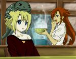  blonde_hair blue_eyes bowl cooking el_cazador el_cazador_de_la_bruja ellis j._taisa lizard long_hair nadie pot red_hair redhead short_hair sleeves_rolled_up 