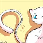  mew nintendo pokemon solo 