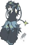  costume lowres luxray male nintendo personification pokemon simple_background solo white_background 