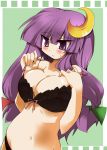  bra breasts cleavage lingerie patchouli_knowledge shirogane touhou underwear 