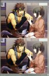  brown_eyes brown_hair hakuouki_shinsengumi_kitan kazuki_yone nagakura_shinpachi yukimura_chizuru 