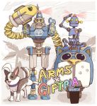  arms_(game) barq boxing_gloves byte dog gonzarez looking_at_viewer mask robot 