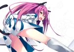  1girl animal_ears black_eyes blush cat_ears cat_tail eyebrows_visible_through_hair kurebayashi_noe looking_at_viewer open_mouth phantasy_star phantasy_star_online_2 pink_hair solo speech_bubble tail 