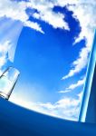  clouds cup day drinking_glass highres louders no_humans original sky water window windowsill 