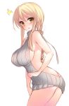  /\/\/\ 1girl agrias_oaks aran_sweater armpits ass bare_arms bare_back bare_shoulders blush braid breasts butt_crack cowboy_shot drawstring dress final_fantasy final_fantasy_tactics from_side grey_sweater hair_between_eyes halterneck large_breasts long_hair looking_at_viewer looking_to_the_side meme_attire naked_sweater no_panties open-back_dress open_mouth pocopoco ribbed_sweater sideboob sidelocks single_braid sleeveless sleeveless_turtleneck solo sweater sweater_dress turtleneck turtleneck_sweater virgin_killer_sweater 