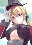  1girl highres kantai_collection masukuza_j prinz_eugen_(kantai_collection) solo 