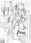  comic marumi monochrome thighhighs translation_request tsurara tsurara_(baby_princess) 