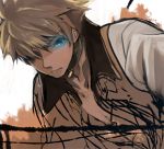  blonde_hair choker glowing glowing_eyes guy_cecil lowres male solo tales_of_(series) tales_of_the_abyss 