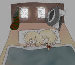  alice_margatroid bad_id bed christmas kirisame_marisa multiple_girls obushi sleeping touhou translated translation_request 