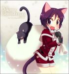  cat cat_ears christmas mittens nekoya tail 
