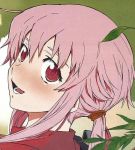  gasai_yuno mirai_nikki pink_hair red_eyes 