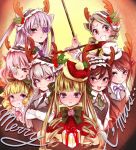  barasuishou blonde_hair blue_eyes blush bow brown_hair christmas gift green_eyes green_hair hairband hat heterochromia hina_ichigo instrument jinnikureiche kanaria kirakishou pink_hair purple_eyes purple_hair rozen_maiden santa_hat shinku silver_hair souseiseki stocking_cap suigintou suiseiseki tongue twintails violet_eyes violin yellow_eyes 