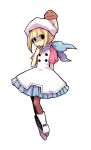  blonde_hair boots dress frills frilly funghi hat mackenzie mushroom neckerchief osawari_tantei pantyhose touch_detective 