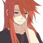  artist_request face green_eyes long_hair luke_fon_fabre male oekaki red_hair redhead source_request tales_of_(series) tales_of_the_abyss tired 