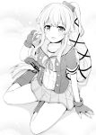  1girl greyscale kantai_collection monochrome remodel_(kantai_collection) rui_shi_(rayze_ray) solo yura_(kantai_collection) 