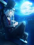  eikoku_tantei_mysteria grey_hair jack_millers red_eyes shiroma 