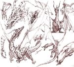  dragon gedo_senki no_humans sketch_studies studio_ghibli tehanu therru 