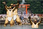  fat_man fundoshi multiple_boys nippon_fundoshi_bijutsukan_bekkan original sumo sunglasses tagme ugly_man 