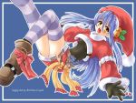  boots christmas fang gloves hat santa_costume thigh-highs thighhighs 