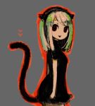  bad_id cat_ears dress lowres oekaki original tail tomoya_(artist) 