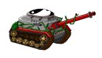  flower_tank ground_vehicle kikyo168 military military_vehicle motor_vehicle tank touhou touhou_(pc-98) white_background 