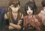  brown_eyes brown_hair hakuouki_shinsengumi_kitan kazuki_yone toudou_heisuke yukimura_chizuru 