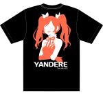  commentary_request english iesupa neo_(rwby) no_eyes rwby shirt silhouette smirk t-shirt translation_request twintails yandere 
