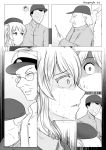  10s 1girl admiral_(kantai_collection) beret comic commentary hat kantai_collection kashima_(kantai_collection) multiple_boys robba-san_(wangphing) scared sweat twintails wangphing 
