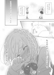  2girls comic commentary_request crying greyscale highres kago_no_tori monochrome multiple_girls yuri 