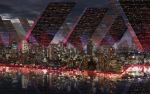  building city city_lights cityscape night no_humans original reflection scenery water zennmai_siki 