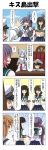  1boy 4koma 6+girls akebono_(kantai_collection) ammunition arms_up bangs bell blue_sky blunt_bangs brown_eyes brown_hair carrying_under_arm chair closed_eyes comic commentary_request desk double_bun dress drum_(container) epaulettes fingerless_gloves flower gloves graphite_(medium) hair_bell hair_flower hair_ornament hand_on_hip hat hatsuyuki_(kantai_collection) highres holding holding_paper kantai_collection light_brown_hair little_boy_admiral_(kantai_collection) long_hair long_sleeves michishio_(kantai_collection) military military_hat military_uniform miyuki_(kantai_collection) multiple_girls murakumo_(kantai_collection) neckerchief o_o office_chair open_mouth oversized_clothes paper peaked_cap pleated_skirt purple_hair rappa_(rappaya) rigging sailor_dress school_uniform serafuku short_hair short_sleeves side_ponytail sidelocks skirt sky smile sweatdrop traditional_media translation_request uniform violet_eyes 
