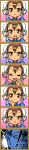  brown_eyes brown_hair bun_cover chibi china_dress chinadress chinese_clothes chun-li cosine double_bun earrings expressions highres jewelry street_fighter 