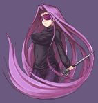  breasts chains fate/stay_night fate_(series) long_hair purple_hair rider somejima very_long_hair weapon 
